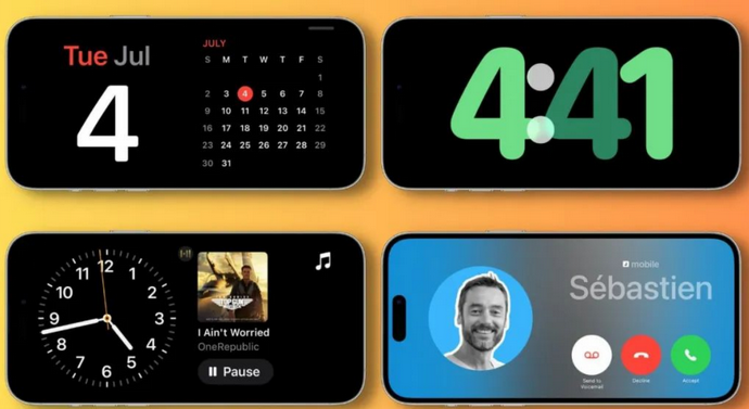 平乡苹果手机维修分享iOS17横屏充电待机显示有什么好处 