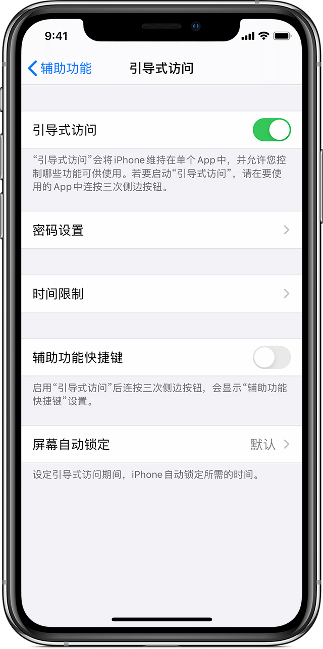 平乡苹果手机维修分享如何在 iPhone 上退出引导式访问 