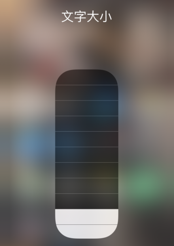 平乡苹果手机维修分享小技巧：在 iPhone 控制中心快速调节字体大小 